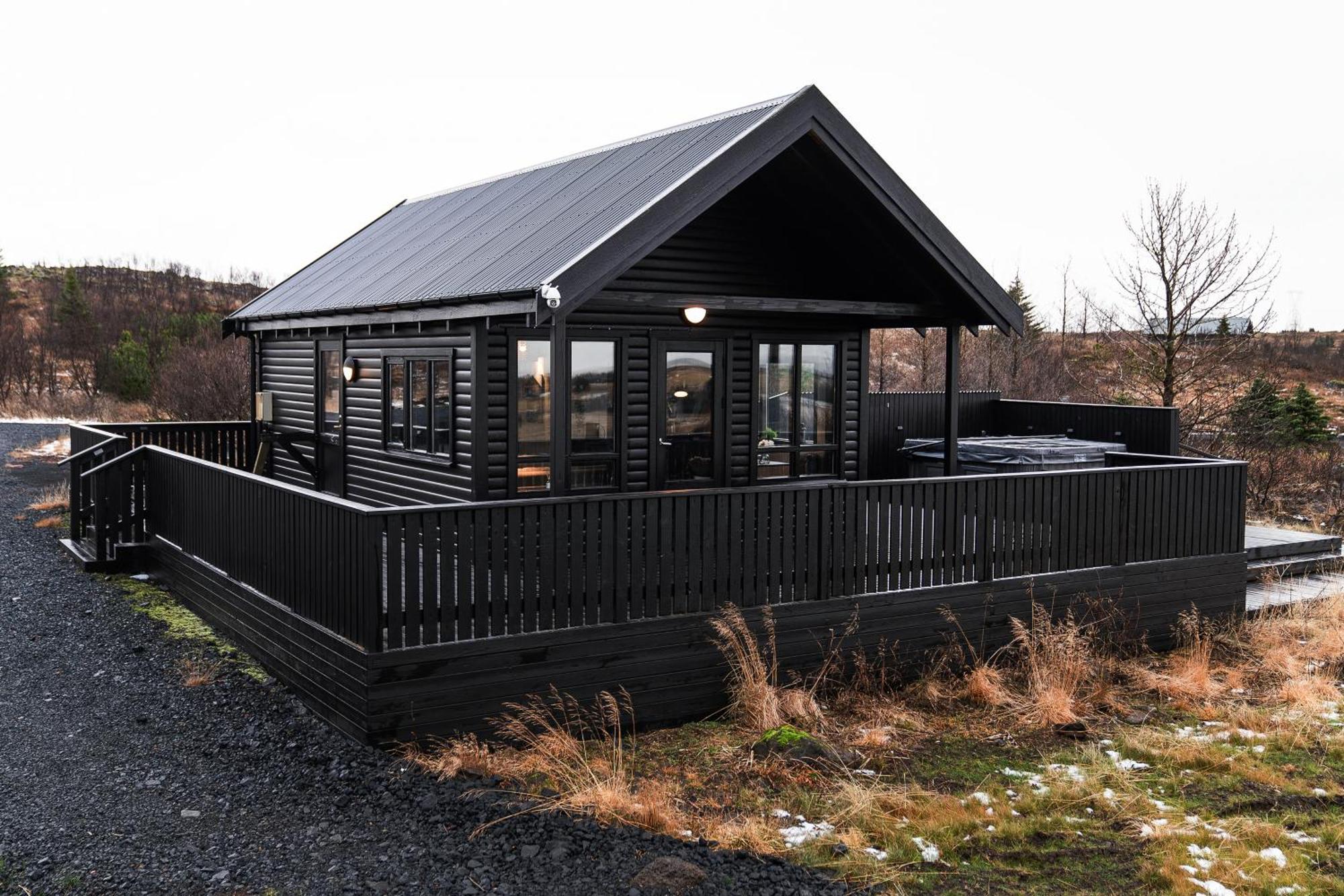 Cozy Cabin Near Golden Circle With Panoramic Views Mosfellsbaer Exterior photo