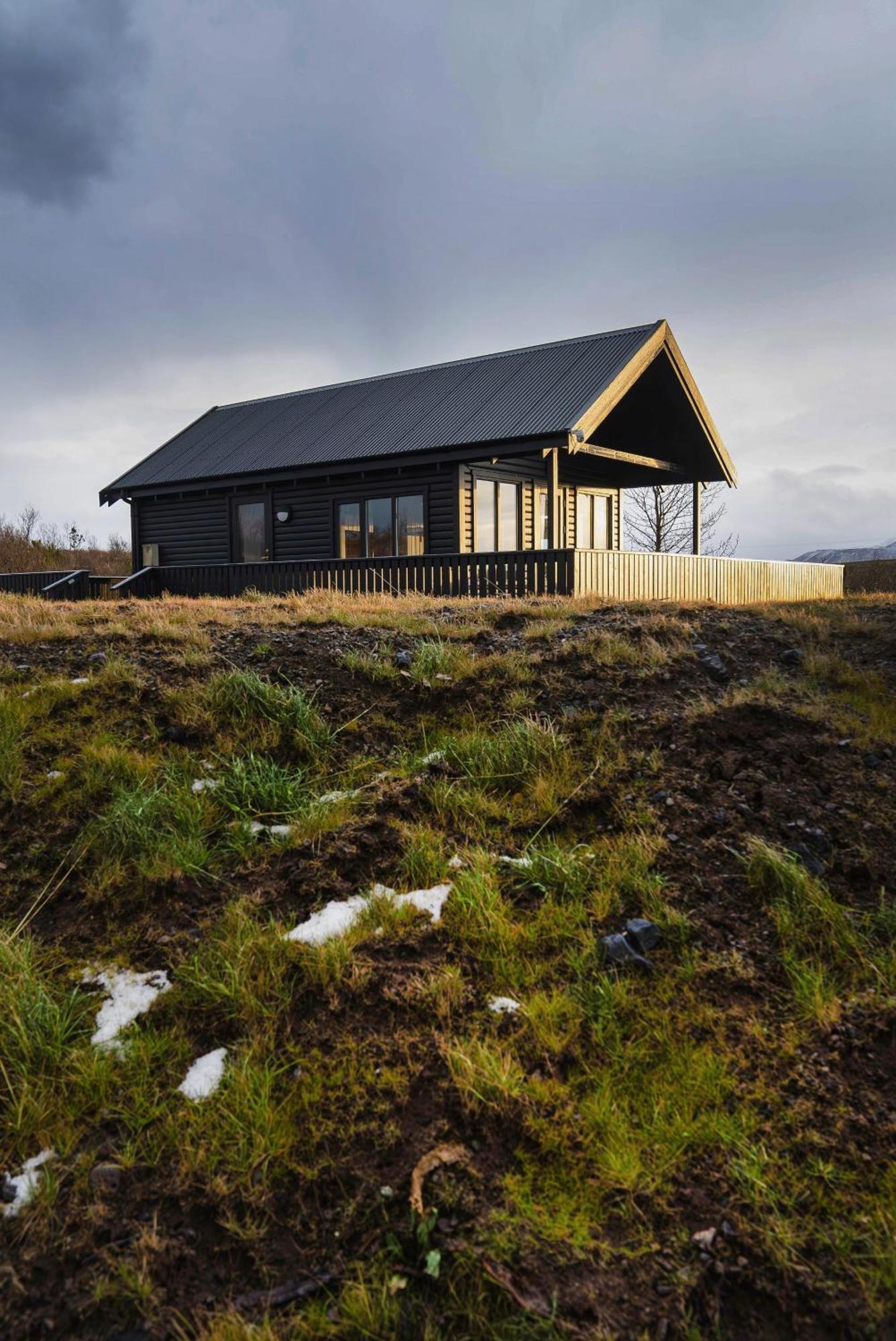 Cozy Cabin Near Golden Circle With Panoramic Views Mosfellsbaer Exterior photo